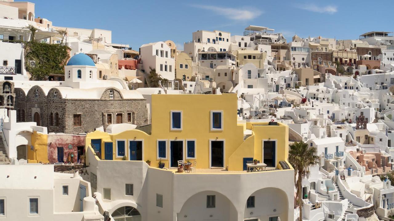 Ilivatos - Elegant Villa On The Caldera'S Edge Oia  Extérieur photo