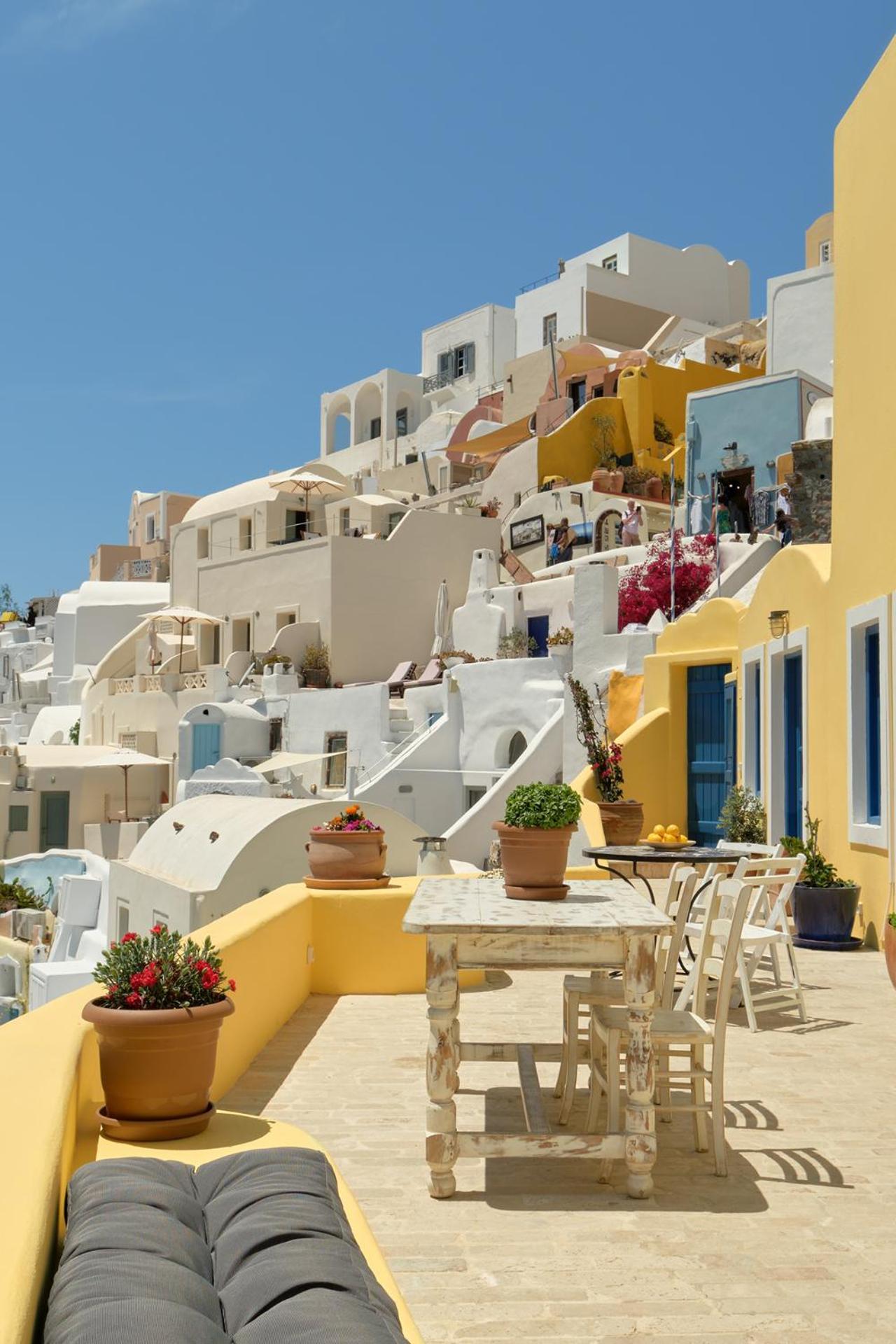 Ilivatos - Elegant Villa On The Caldera'S Edge Oia  Extérieur photo