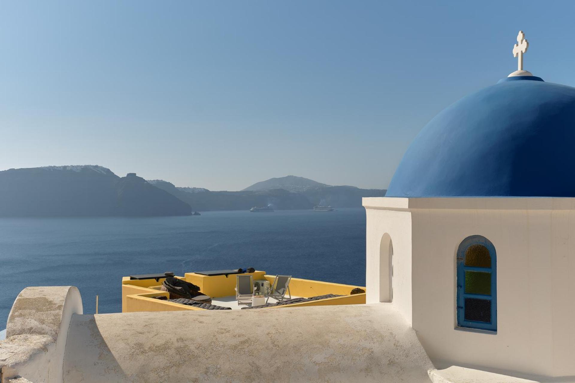 Ilivatos - Elegant Villa On The Caldera'S Edge Oia  Extérieur photo