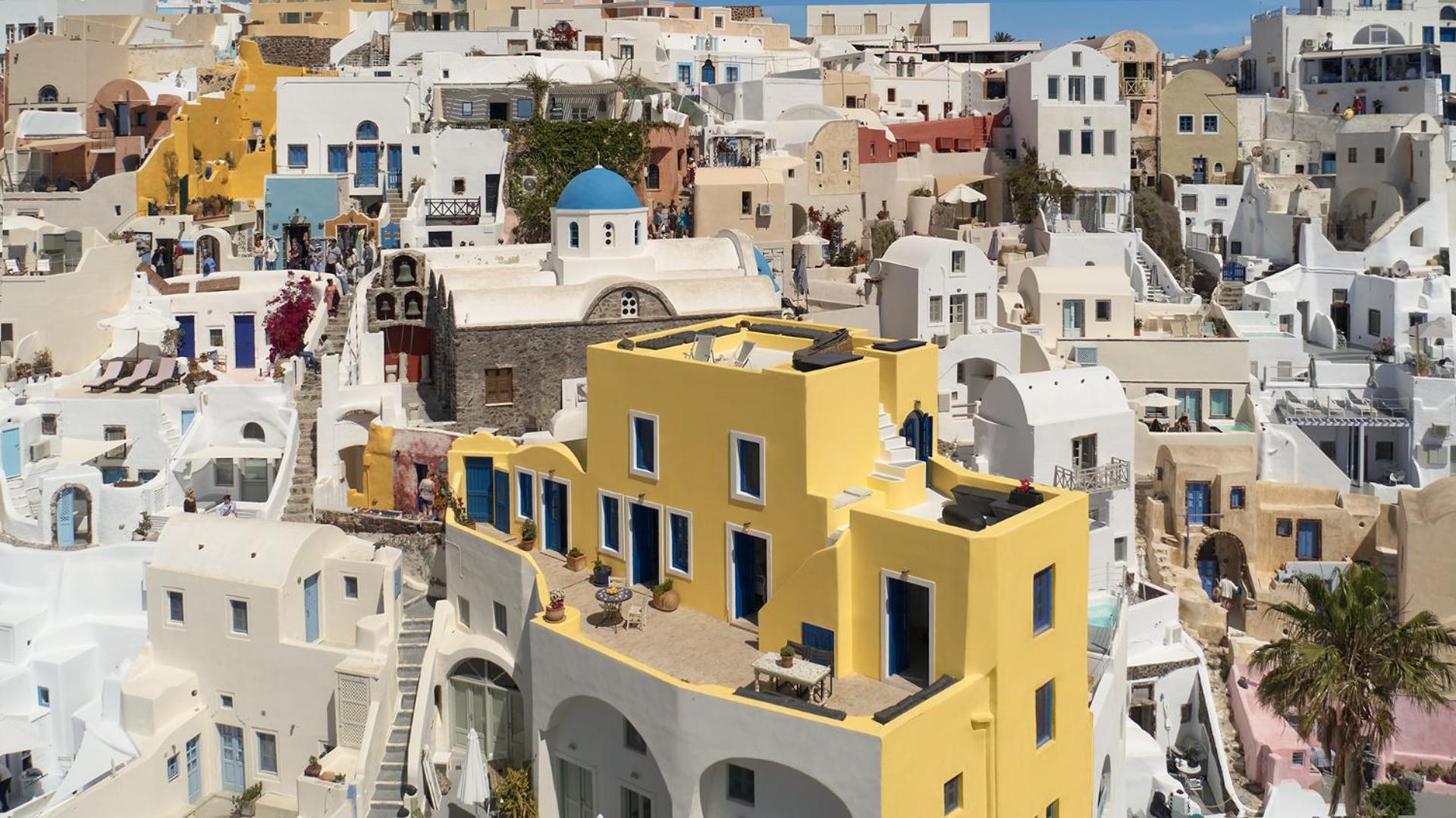 Ilivatos - Elegant Villa On The Caldera'S Edge Oia  Extérieur photo