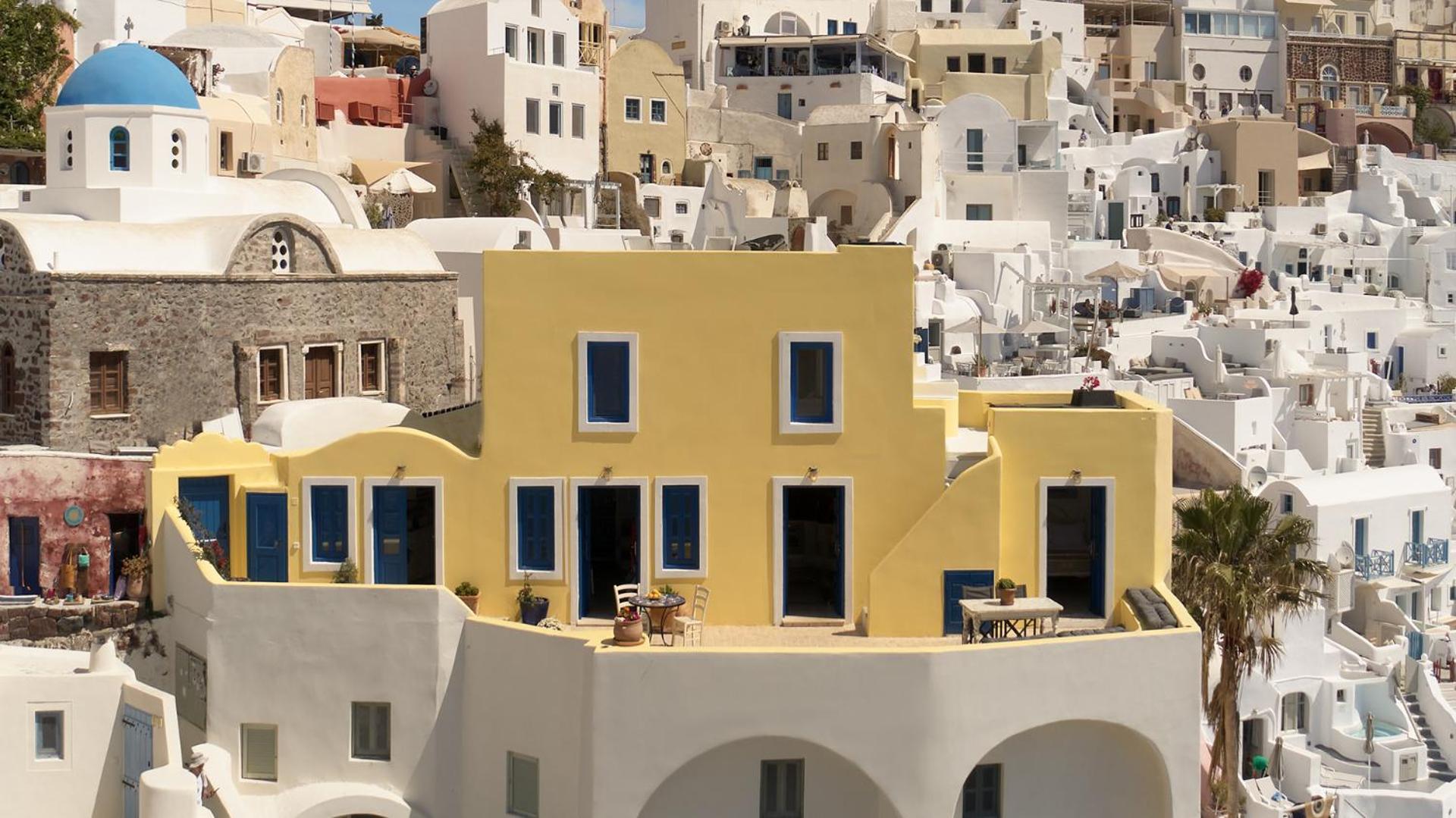 Ilivatos - Elegant Villa On The Caldera'S Edge Oia  Extérieur photo